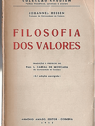 Filosofia dos valores