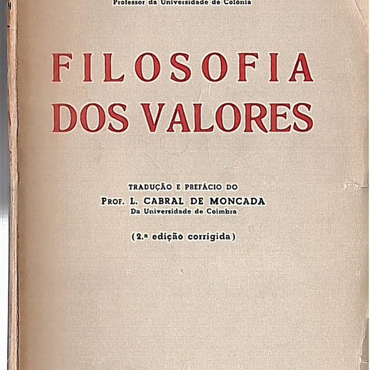Filosofia dos valores 1