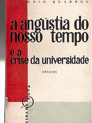 A angústia do nosso tempo