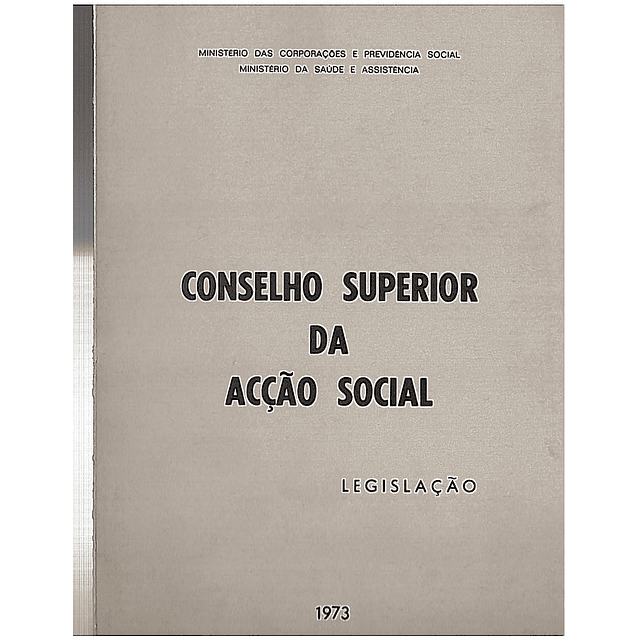 Conselho superior da acção social