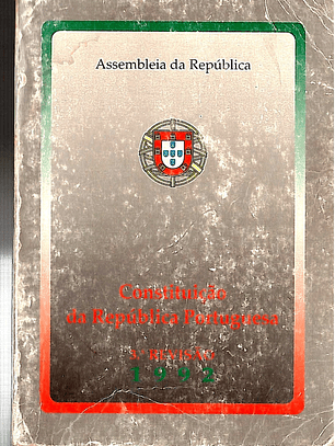 Constituição da República portuguesa revisão - 1992