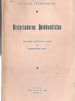 HISTORIADORES QUINHENTISTAS