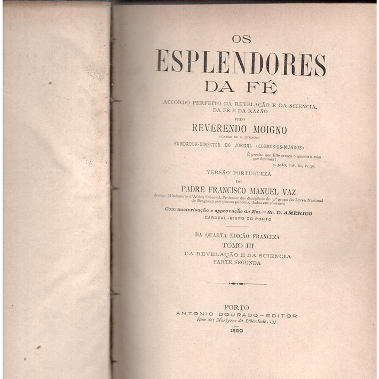 Os esplendores da fé (tomo 3) 1