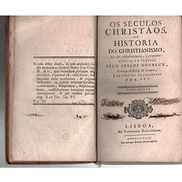 Os séculos cristãos ou história do cristianismo