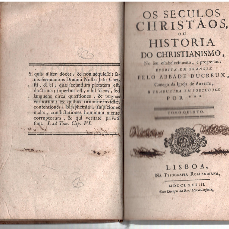 Os séculos cristãos ou história do cristianismo - volume 5 1