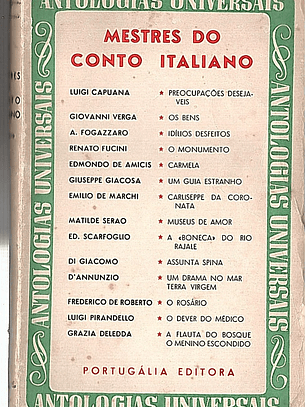 Antologias universais - Mestres do conto italiano
