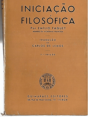 Iniciação filosófica
