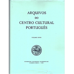 Arquivos do centro cultural português - Volume 28