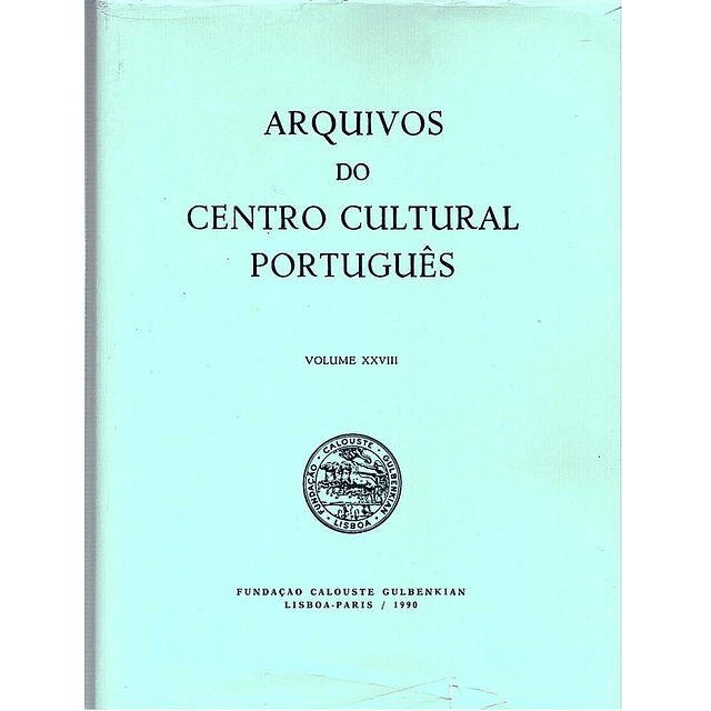 Arquivos do centro cultural português - Volume 28