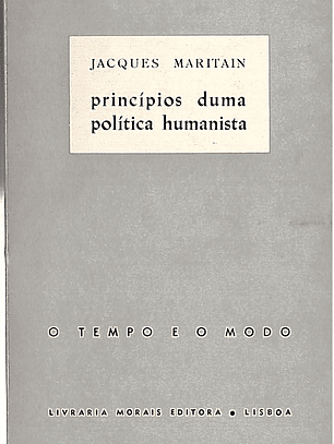 Princípios duma politica humanista