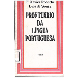 Prontuário da lingua portuguesa