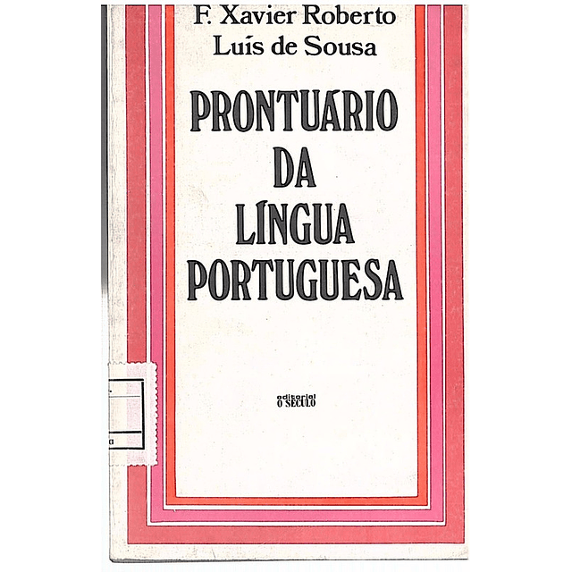 Prontuário da lingua portuguesa