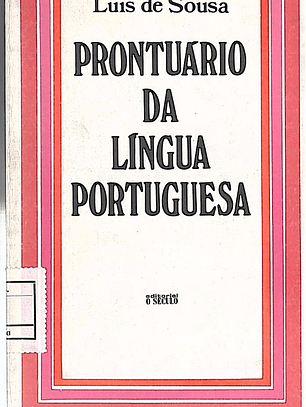 Prontuário da lingua portuguesa