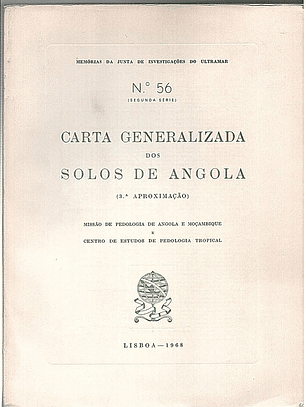 Carta generalizada dos solos de angola