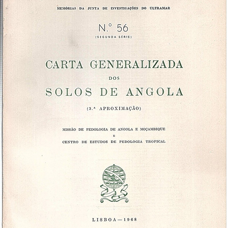 Carta generalizada dos solos de angola 1