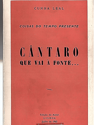 Cântaro que vai a fonte