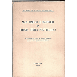 Maneirismo e barroco na poesia lírica portuguesa