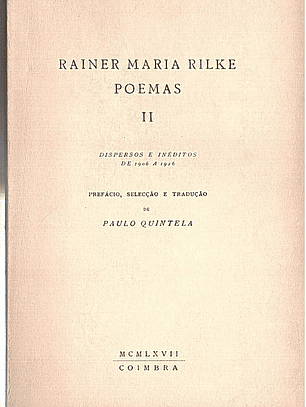 Rainer Maria Rilke - Poemas II