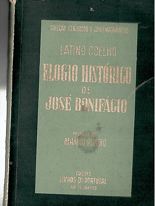 Elogio histórico de José Bonifácio