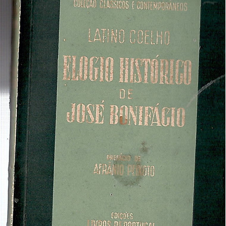 Elogio histórico de José Bonifácio 1