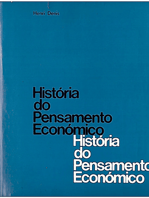 História do pensamento económico