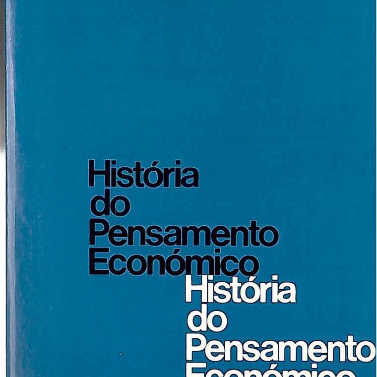 História do pensamento económico 1