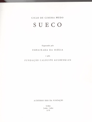 Ciclo de cinema mudo sueco