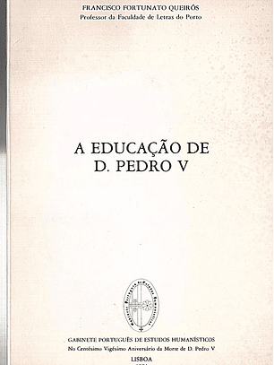 A educação de D. Pedro V