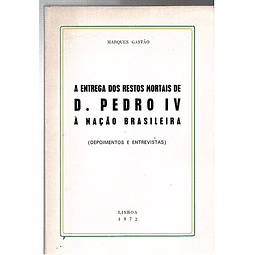 A entrega dos restos mortais de D. Pedro V a nação brasileira