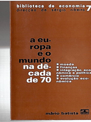 A Europa e o mundo na década de 70
