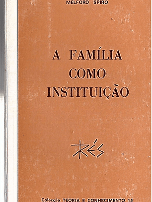 A família como instituição