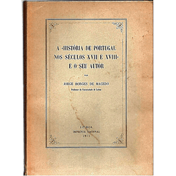 A história de portugal nos séculos XVII e XVIII e o seu autor