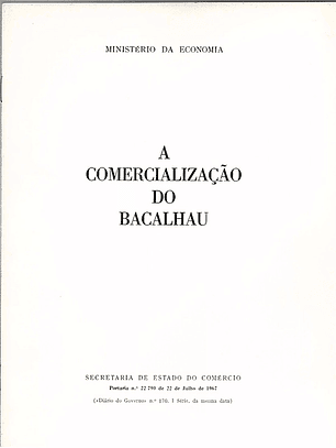 A comercialização do bacalhau