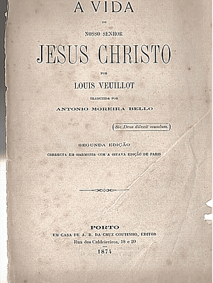 A vida de nosso senhor Jesus Cristo