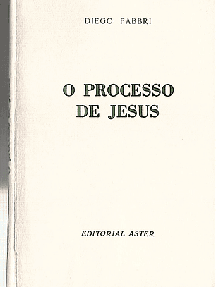 O processo de Jesus