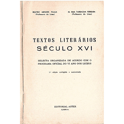Textos literários século XVI