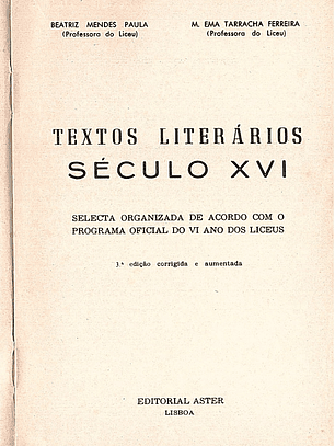 Textos literários século XVI