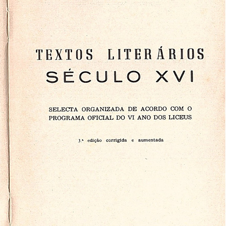Textos literários século XVI 1