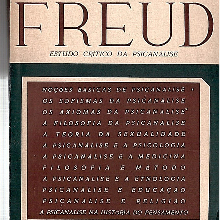 Freud estudo critico da psicanálise 1