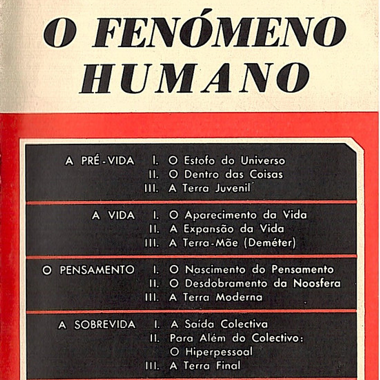 O fenómeno humano 1
