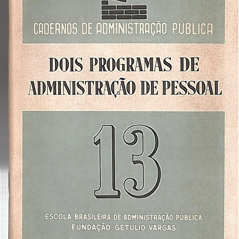 Dois programas de administração de pessoal 1