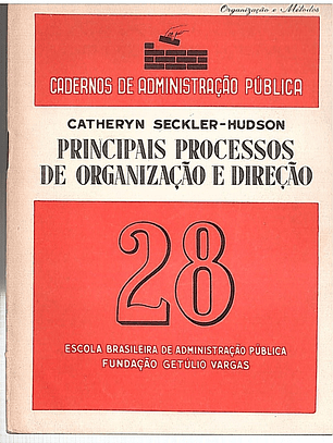 Principais processos de organização e direção