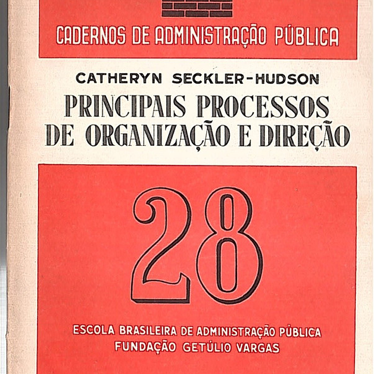 Principais processos de organização e direção 1
