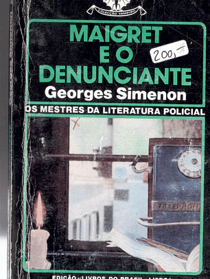 Maigret e o denunciante