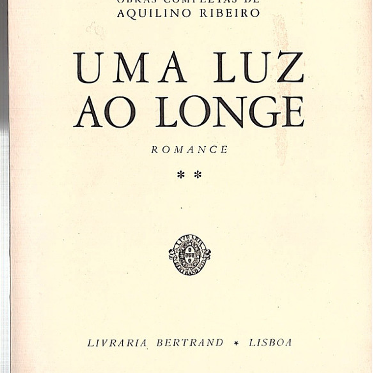 Uma luz ao longe (vol 2) 1
