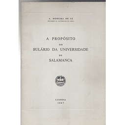 A propósito do Bulário da universidade de salamanca