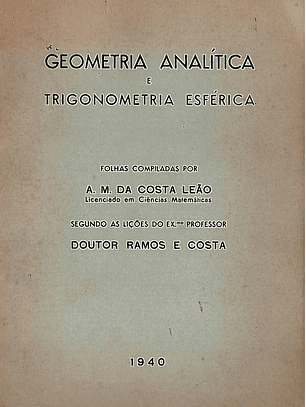 Geometria analítica e trigonometria esférica