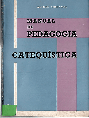 Manual de pedagogia catequistica