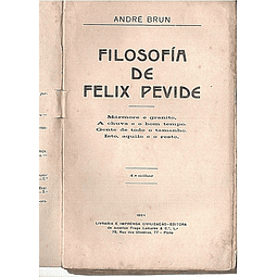 Filosofia de Felix Pevide