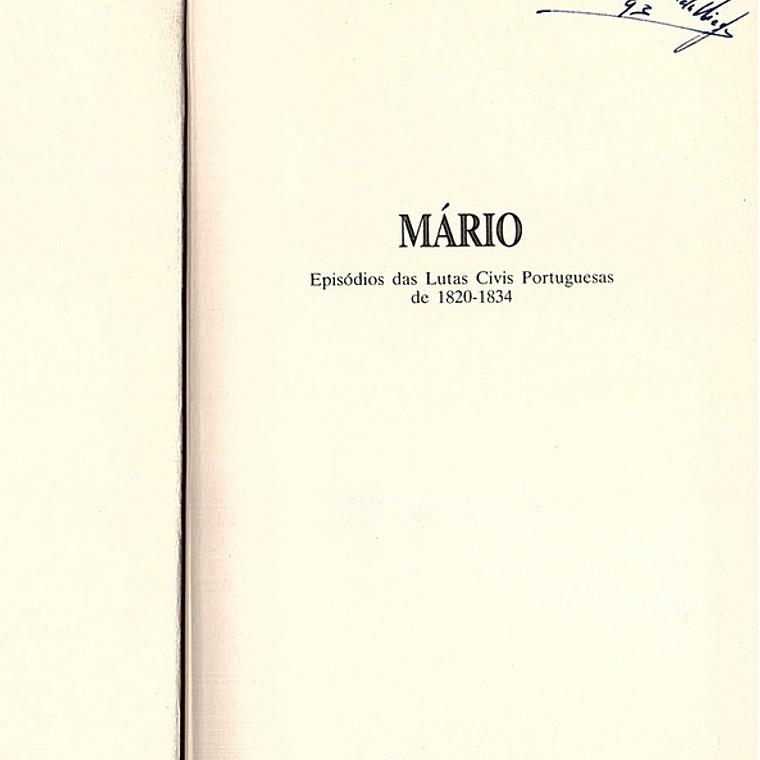 Mário episódio das lutas civis portuguesas de 1820-1834 1